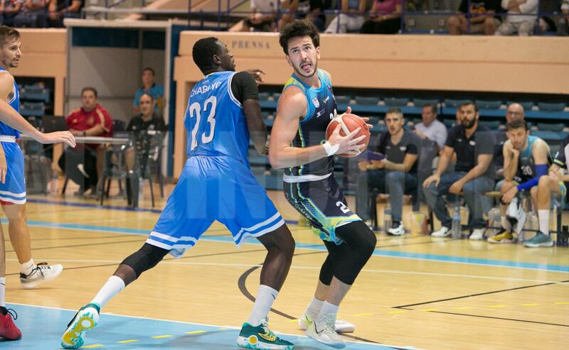 Un momento del partido