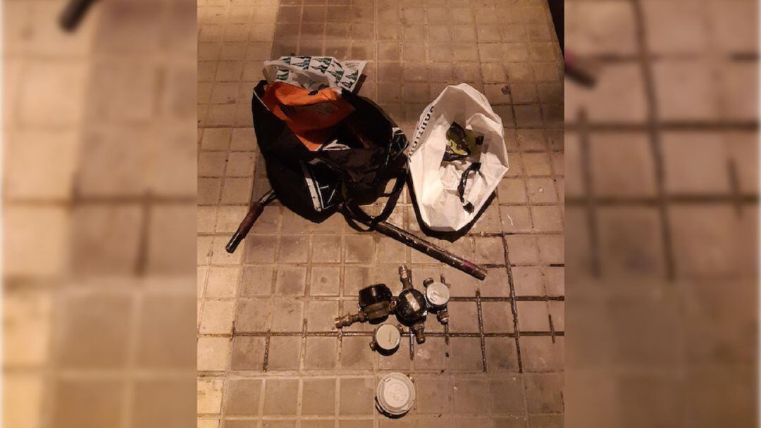 Contadores robados en El Raval