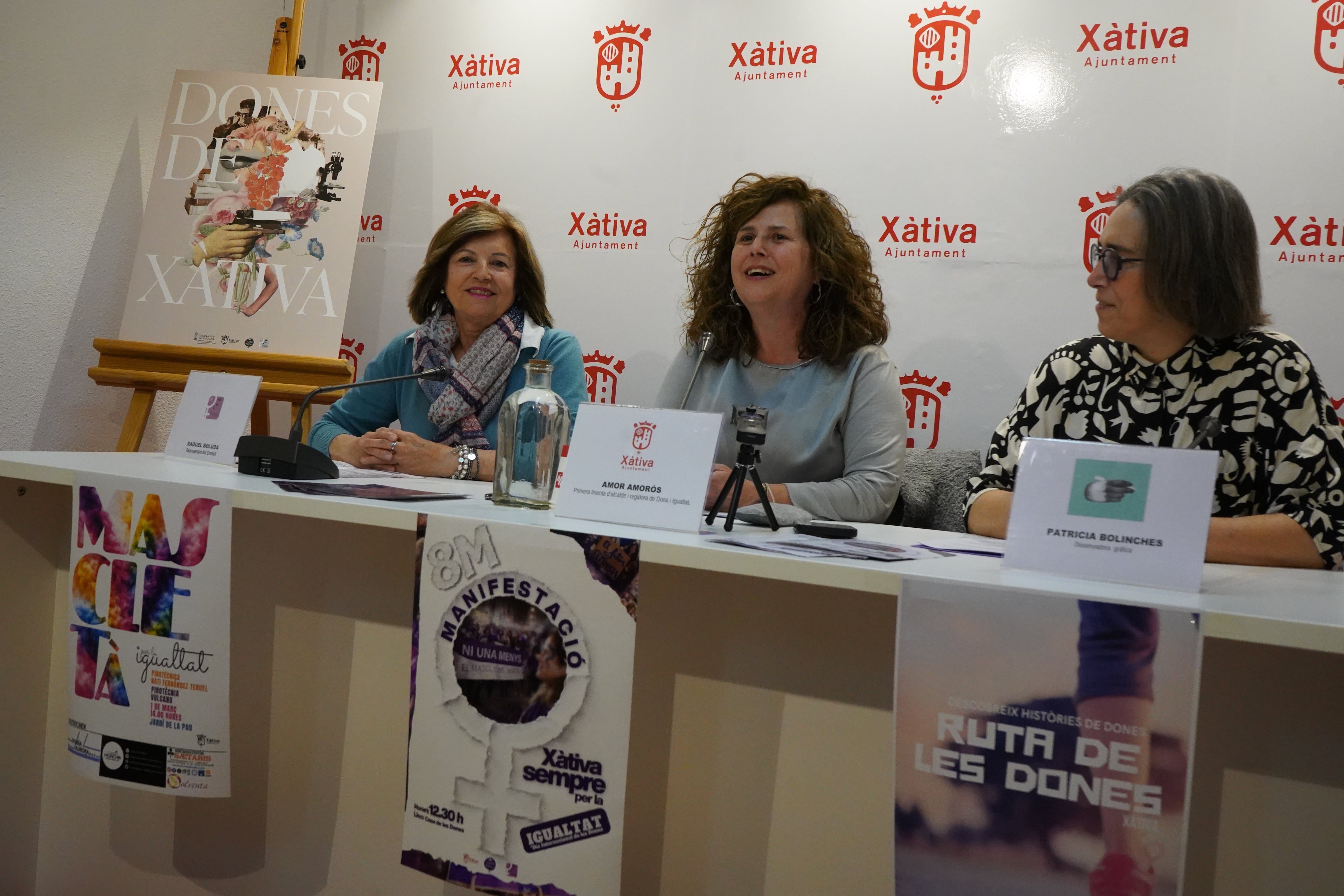 Presentación del 8M. Fuente: Ajuntament de Xàtiva