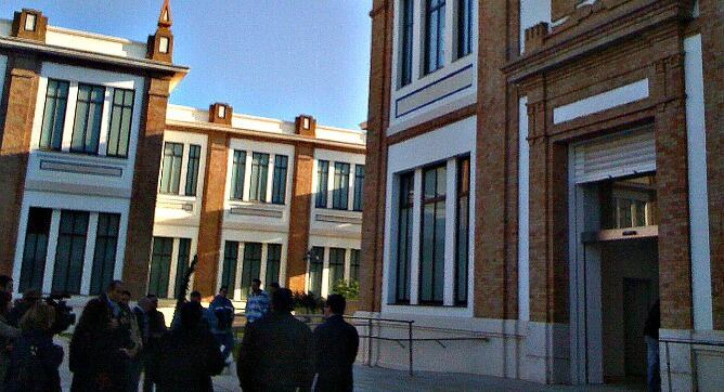 Parte del edificio de Tabacalera que se iba a destinar al Museo de las Gemas