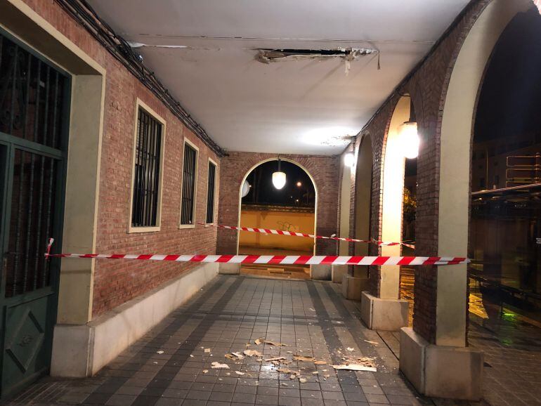 Soportales de la avenida de Simón Nieto en Palencia