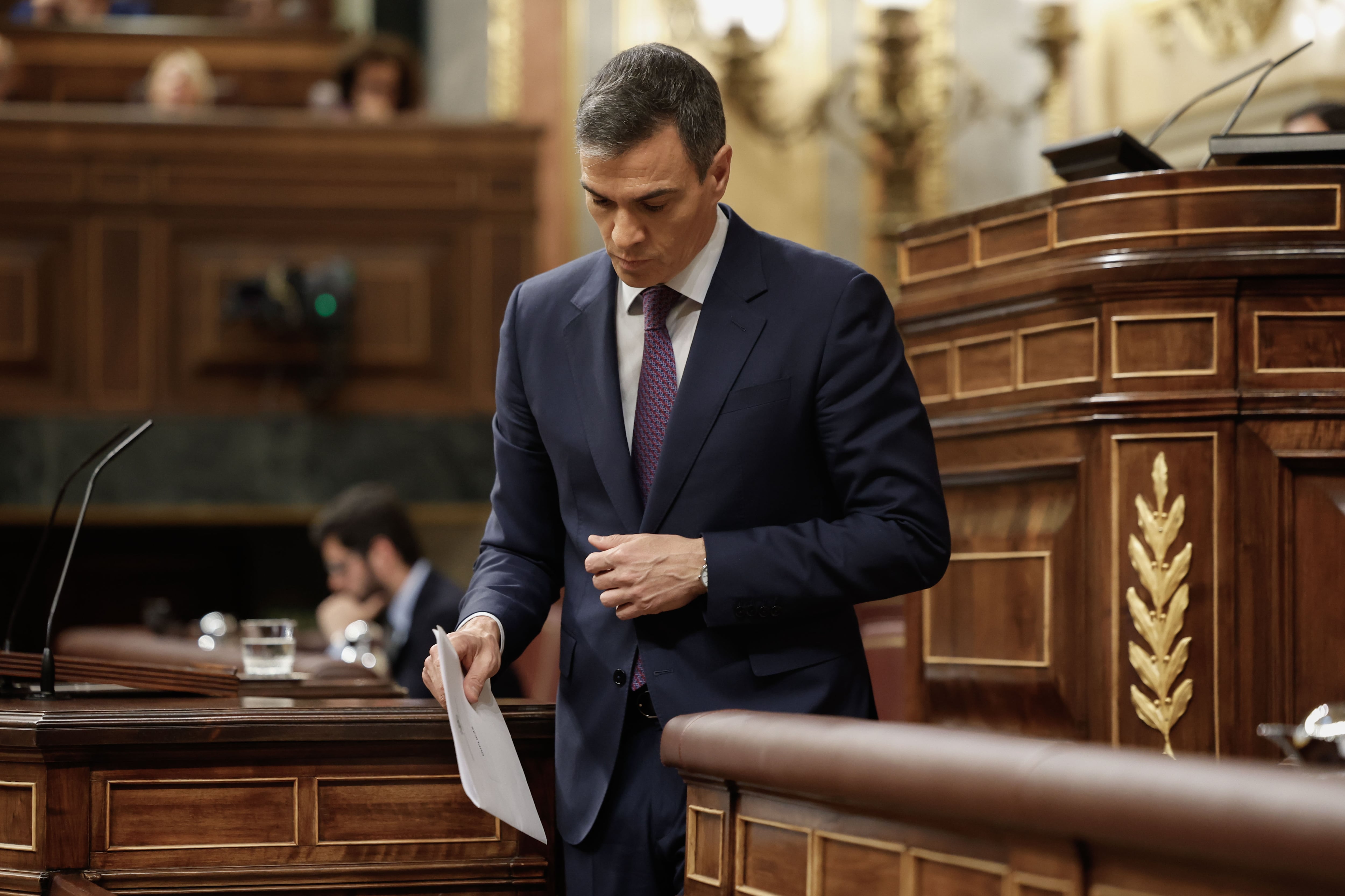 El presidente del Gobierno, Pedro Sánchez, en una imagen en el Congreso de los Diputados