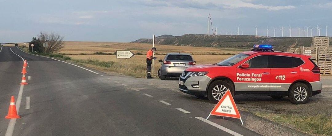 Una pareja da positivo en drogas en Tudela cuando viajaba con su hija de 2 años