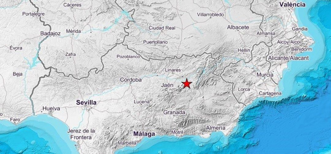 El terremoto, de magnitud 4.2, se produjo con epicentro al noreste del municipio jiennense de Jódar