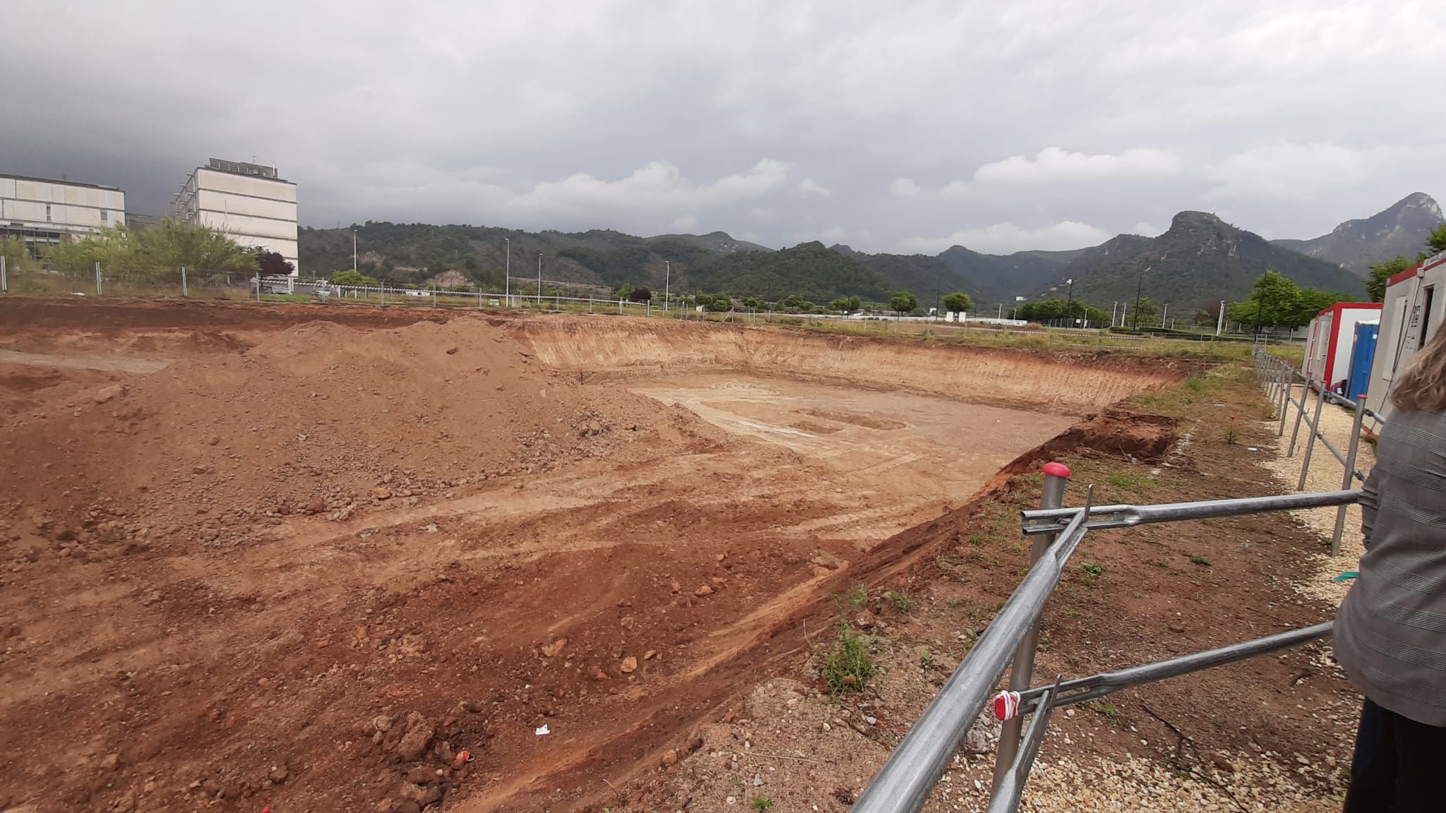 Inicio de las obras de la residencia en Gandia.