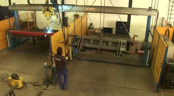 Interior de la industria Gaypu en Huesca