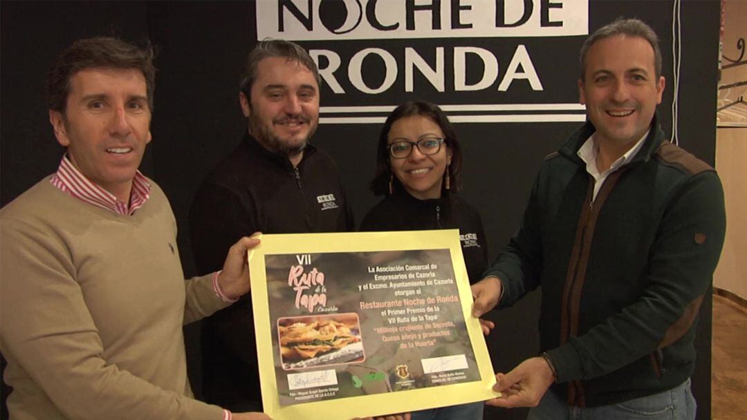 El restaurante Noche de Ronda gana la VII edición de la Ruta de la Tapa de Cazorla