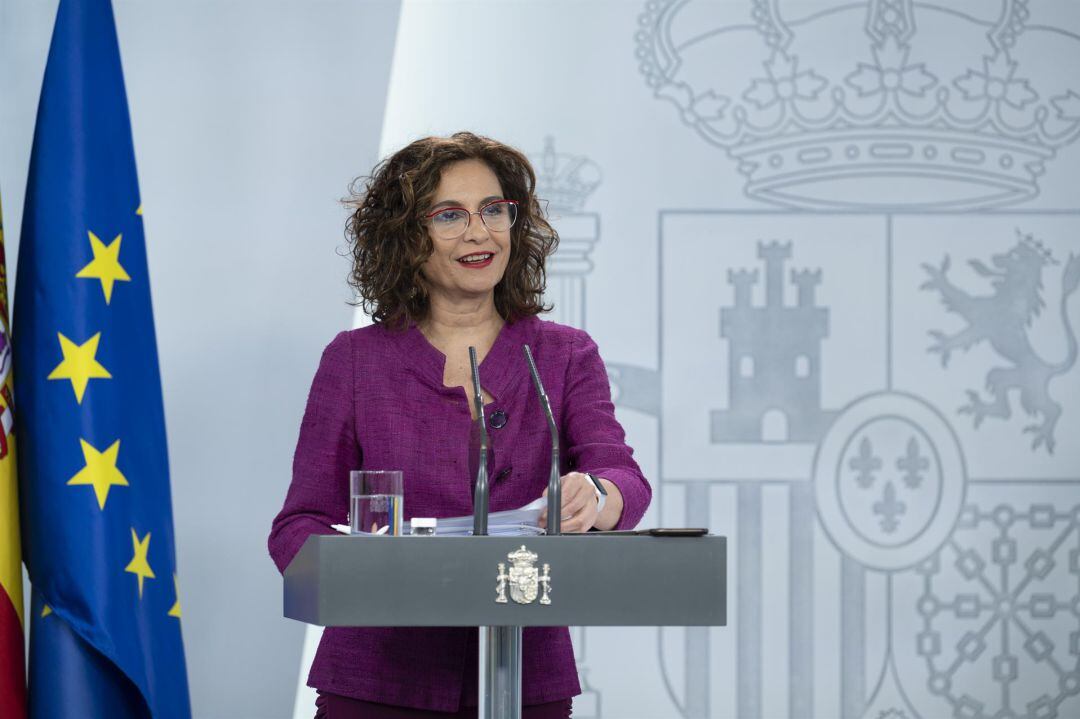 La ministra de Hacienda y portavoz del Gobierno, Maria Jesús Montero