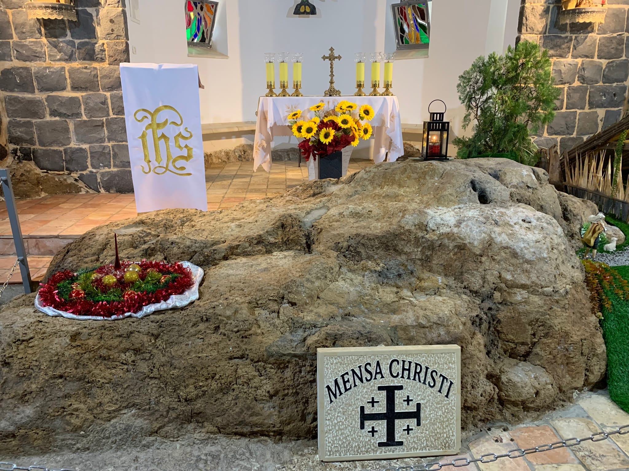 Capilla del Primado de Pedro, en Cafarnaún