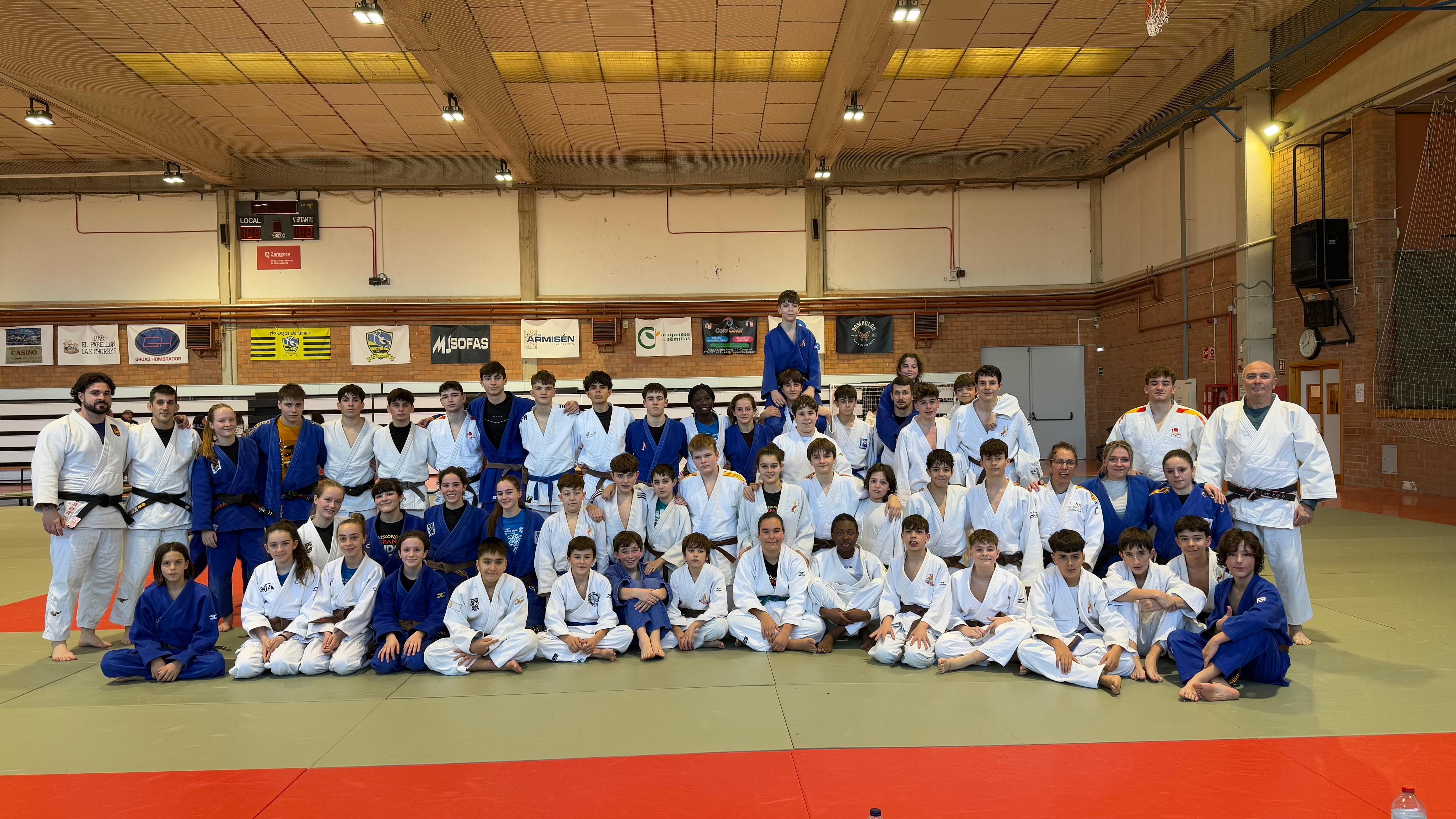 Deportistas del Club Judo Huesca