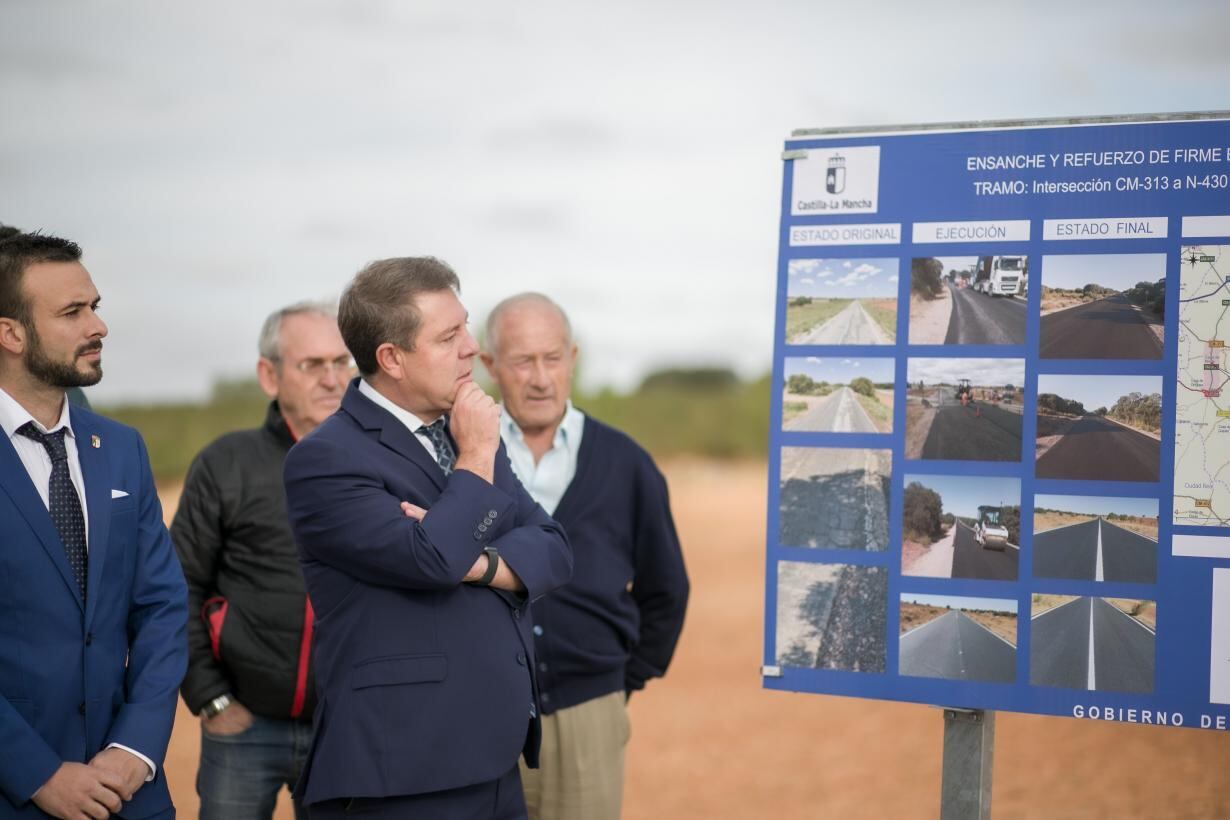Inauguración de la carretera entre Ossa de Montiel y Villarrobledo