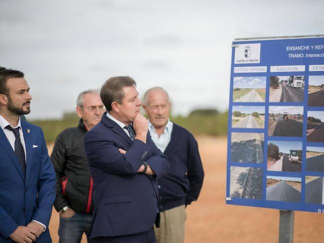 Inauguración de la carretera entre Ossa de Montiel y Villarrobledo