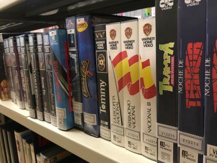 Cintas de VHS y vídeo Beta de la Biblioteca Nacional Española