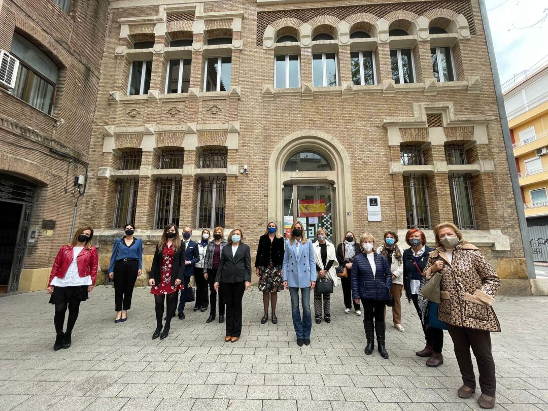 Rebeca Pérez en un Centro de la Mujer