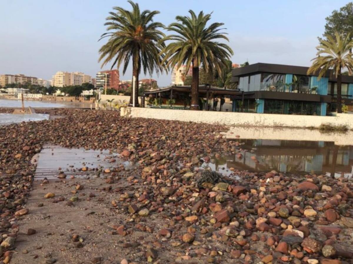 Así ha amanecido Benicàssim tras el paso de la borrasca 'Gloria'