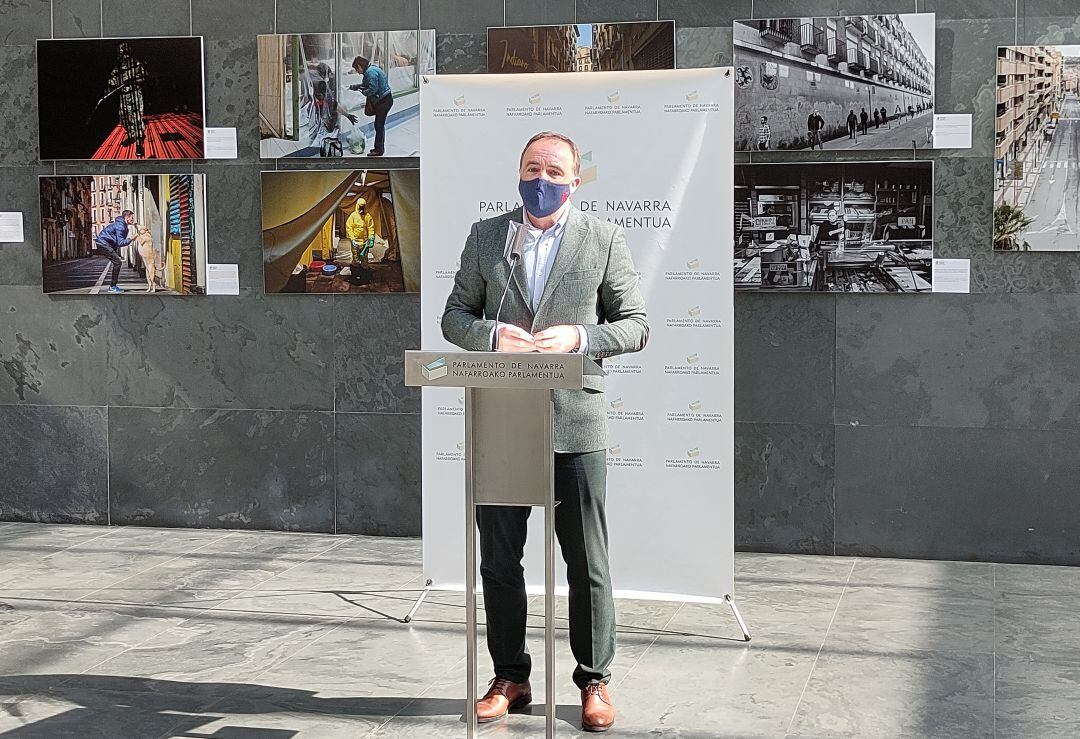Javier Esparza, portavoz de Navarra Suma.