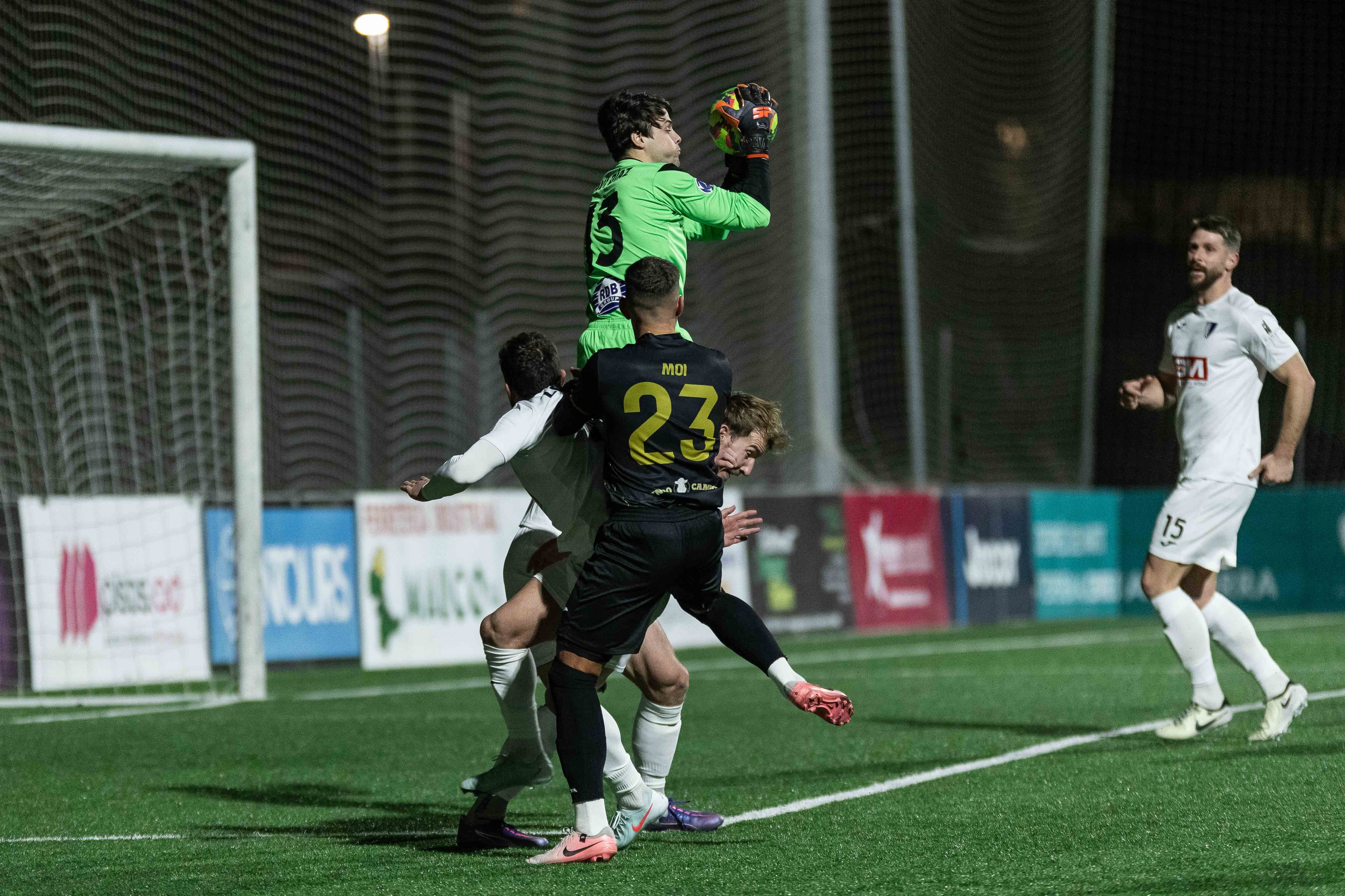 El FC Santa Coloma-Inter Escaldes va acabar en taules.