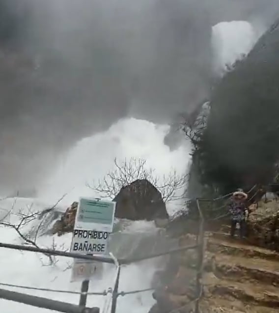 Nuevo &#039;reventón&#039; en los Chorros del río Mundo