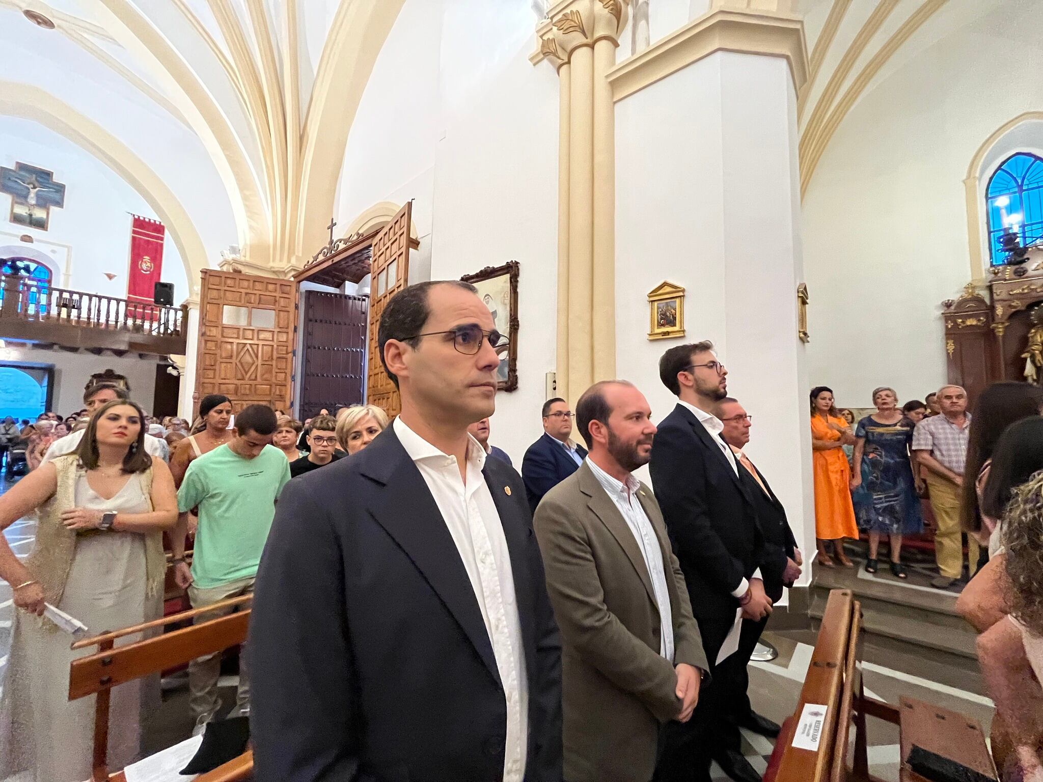 La corporación municipal asiste a la celebración de las Solemnes Vísperas en honor a San Bonoso y San Bonoso y San Maximiano