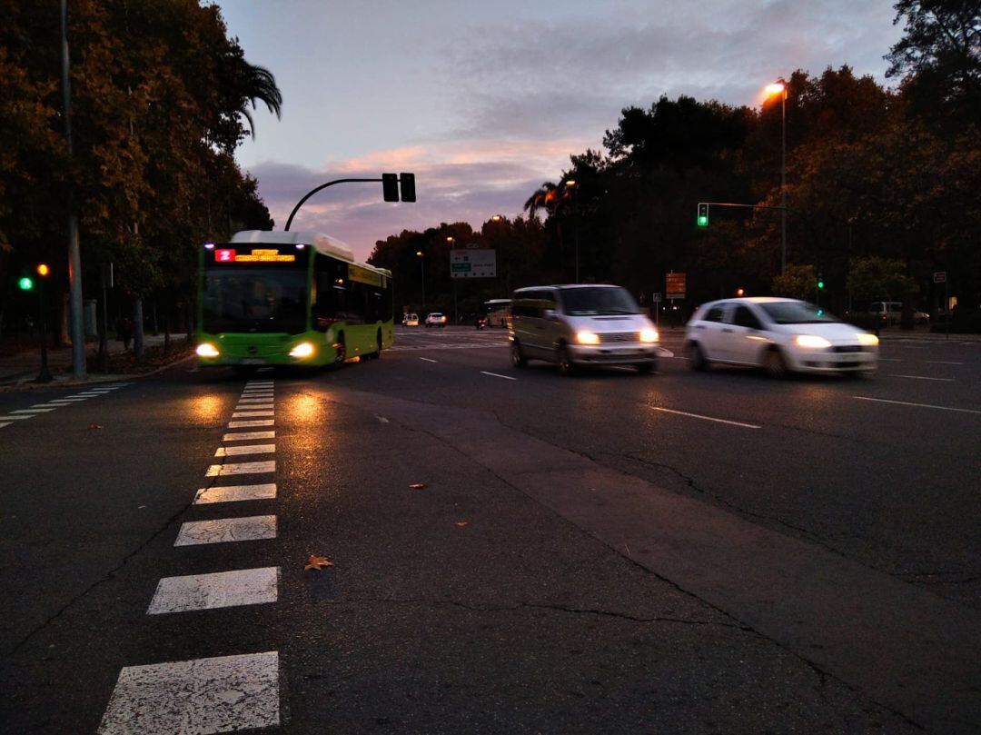 Tráfico en Avenida Vallellano