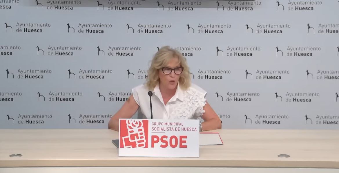 Silvia Salazar, portavoz socialista en el Ayuntamiento de Huesca