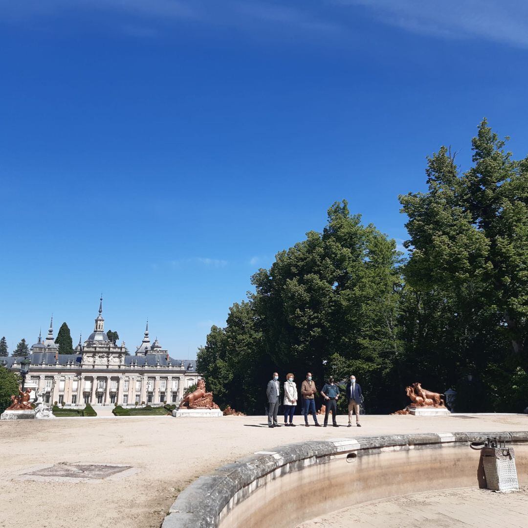 Visita institucional al Palacio Real de La Granja 