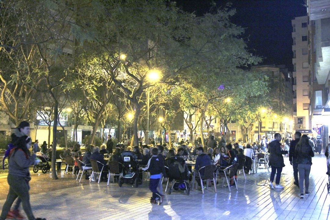 Terraza en la Avenida del Rey Jaume I de Castelló