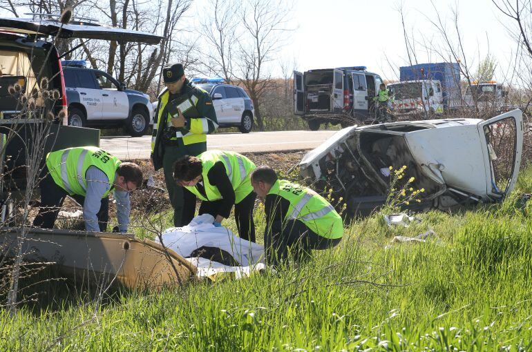 Imagen del accidente ocurrido a primera hora de la mañana