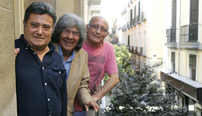 Tres de las gargantas más puras del flamenco, José Meneses, Rancapino y Fernando de la Morena, ofrecieron este viernes en el Teatro Español de Madrid el concierto &#039;50 años de cante&#039;