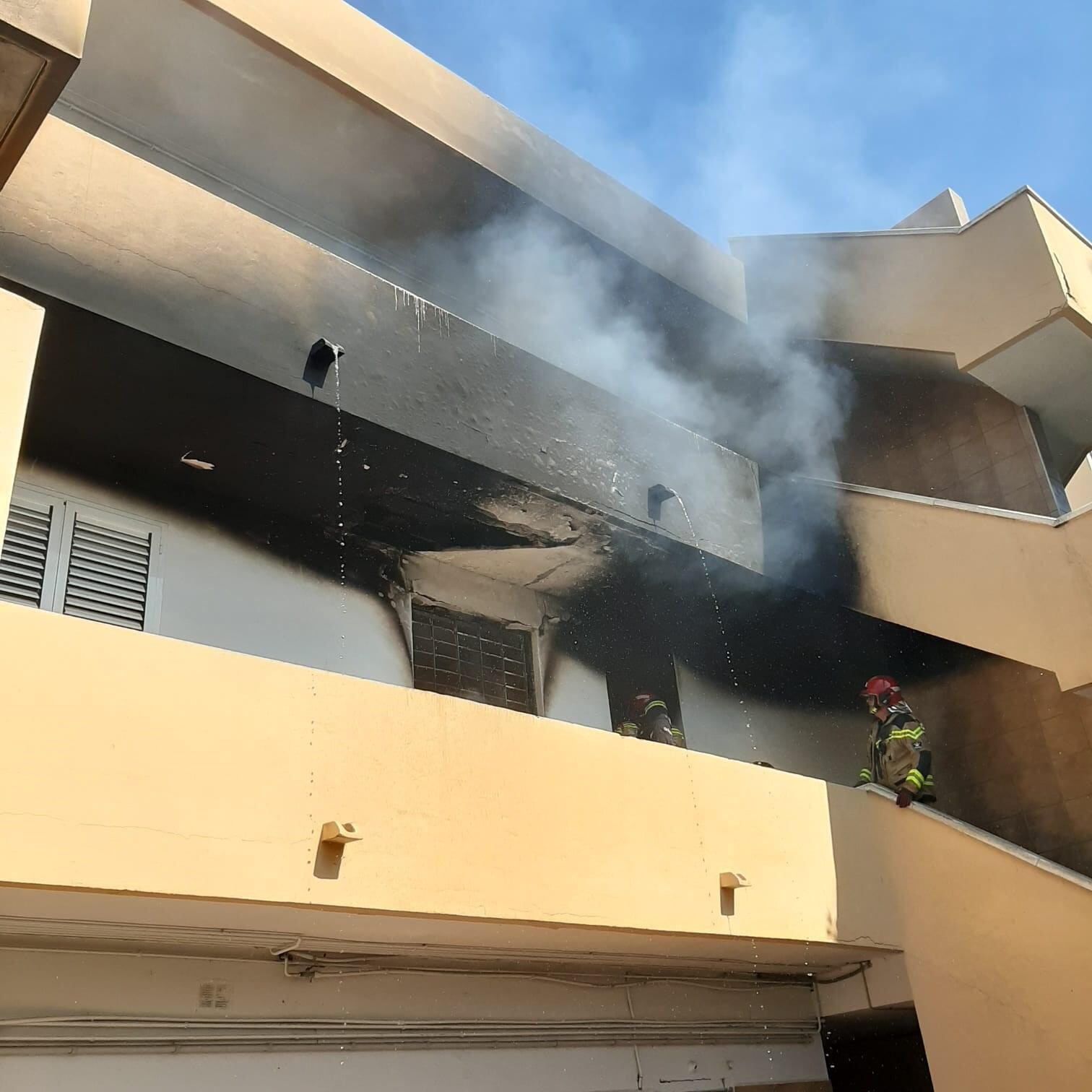 Imagen del edificio donde se ha producido el incendio