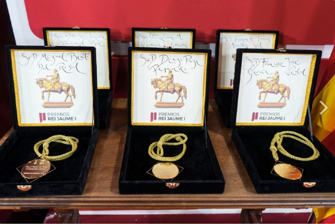 Medallas de los Premios Rei Jaume I