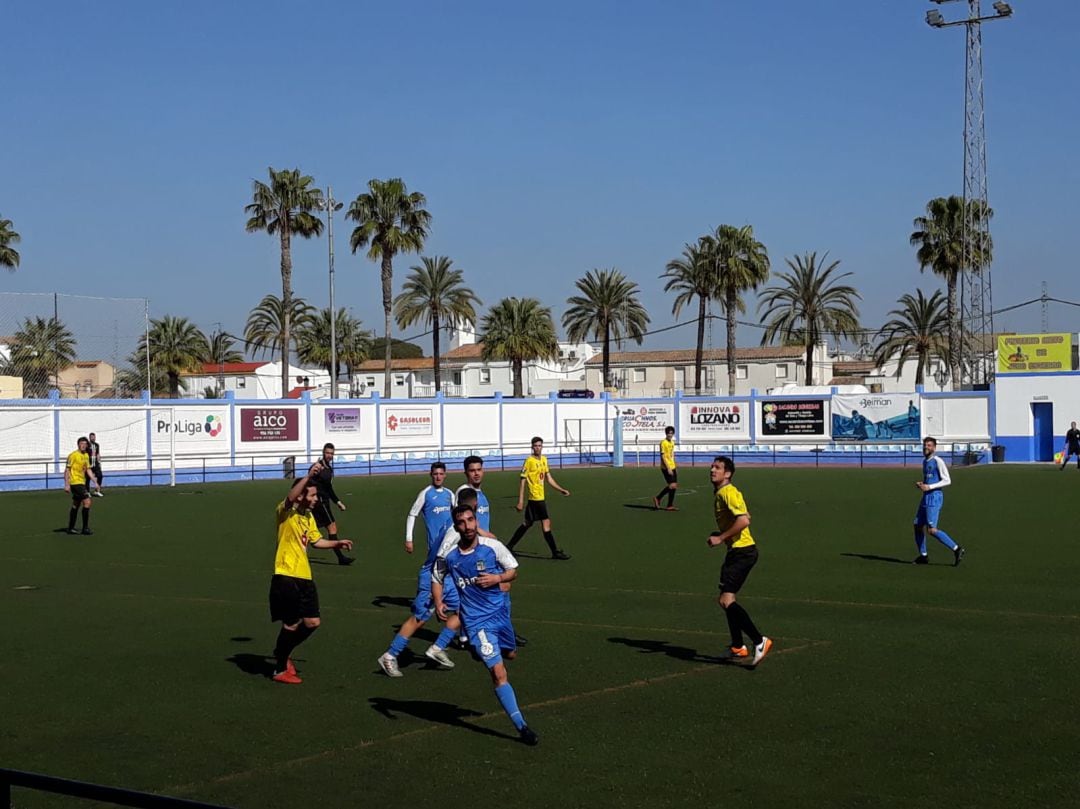 Imagen del partido disputado este domingo en Guadalcacín