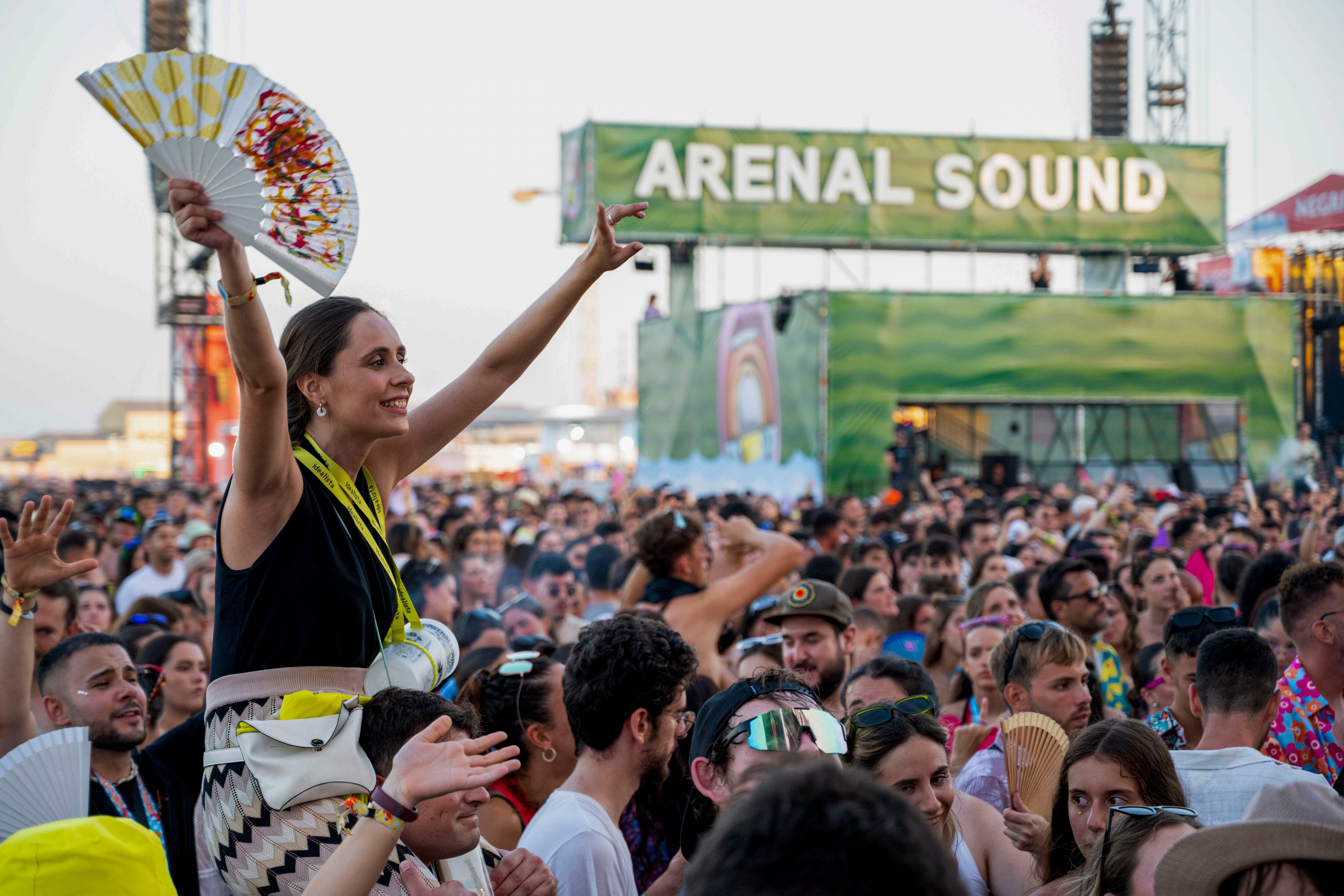 Primera jornada del festival Arenal Sound, hoy jueves en Borriana, Castellón.