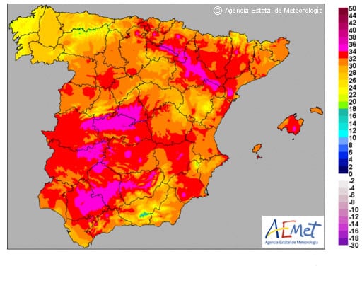 La semana comienza con un ascenso de temperaturas en el noreste del país, donde los cielos permanecerán nubosos