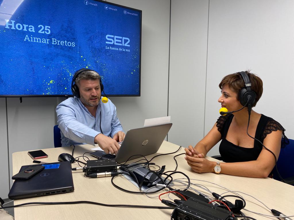 Isabel Rodríguez en la edición especial de Hora 25 desde el Congreso.