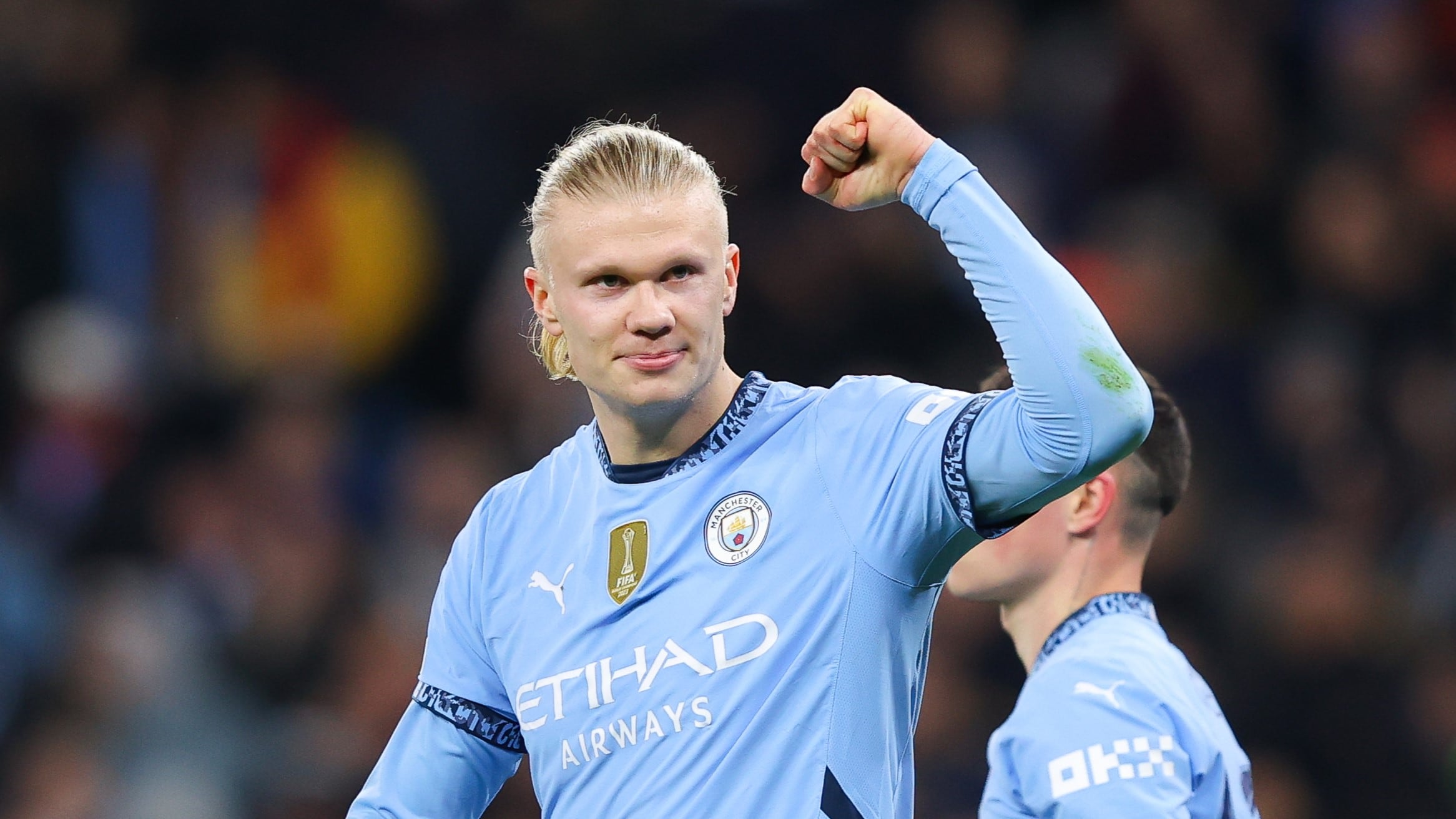 Erling Haaland celebrando un gol (Foto de James Gill - Danehouse/Getty Images)
