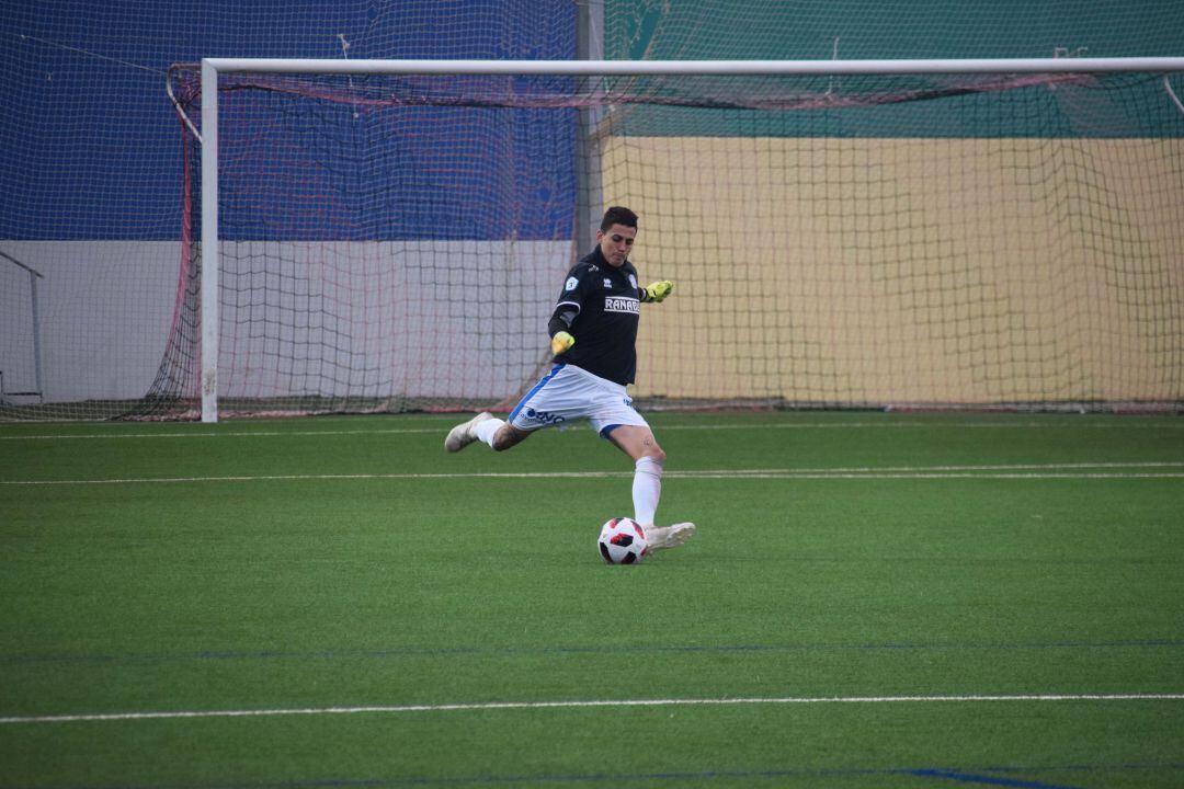 Juan Flere, durante un partido esta temporada