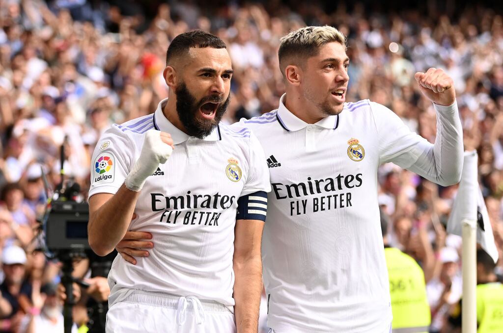 Karim Benzema y Fede Valverde marcaron gol en el último Clásico de LaLiga Santander.