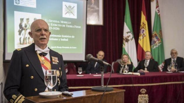 El general de Infantería de Marina Agustín Rosety Fernández de Castro