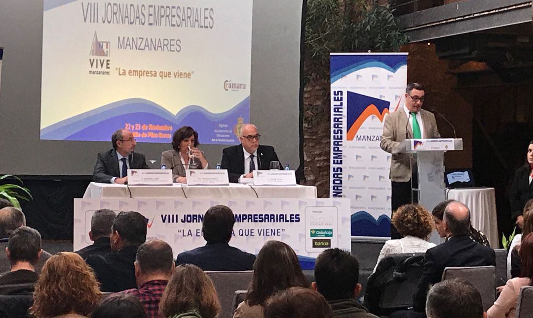 Este jueves se han inaugurado las octavas Jornadas Empresariales de Manzanares (Ciudad Real)