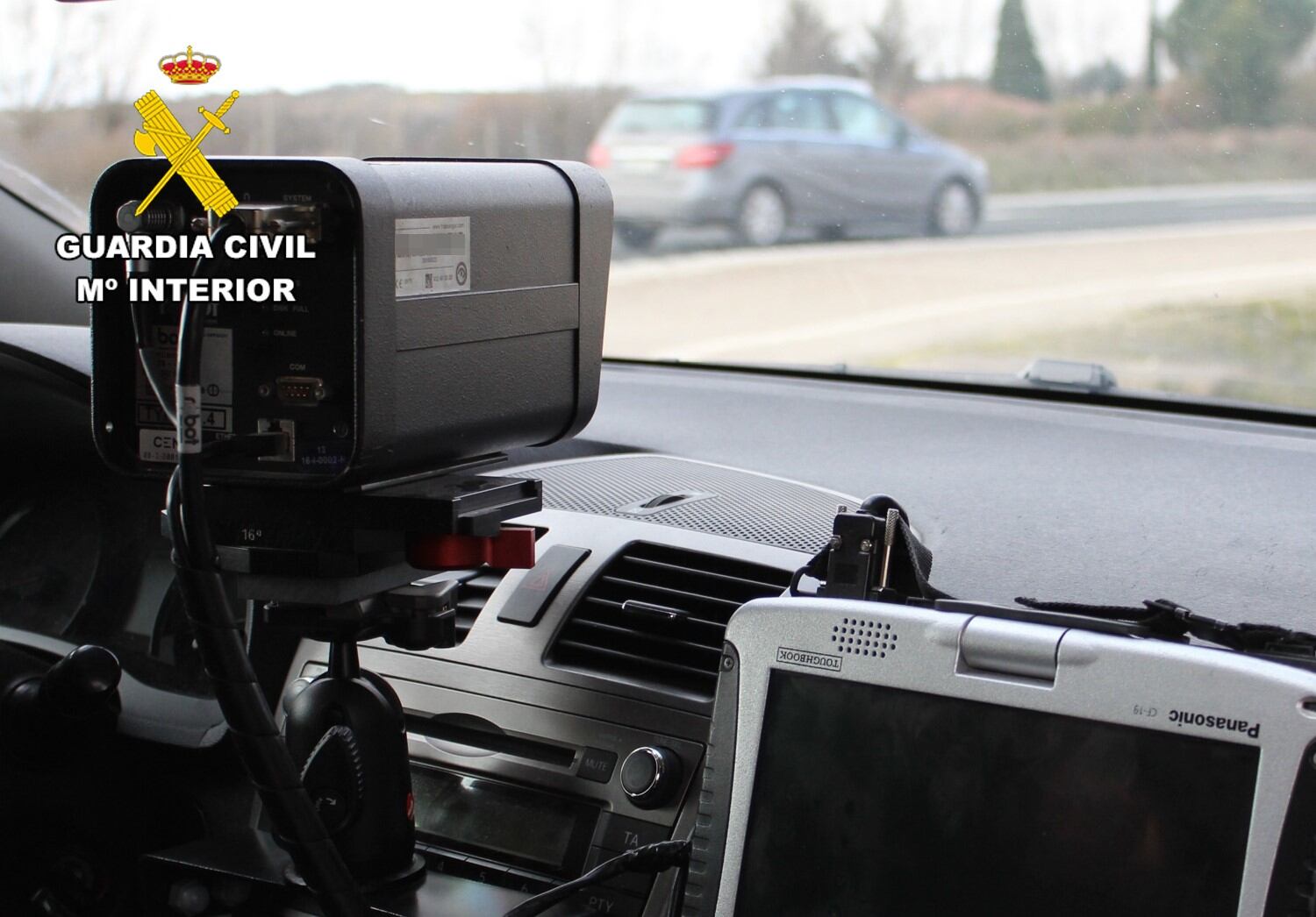 Imagen de un radar de la Guardia Civil