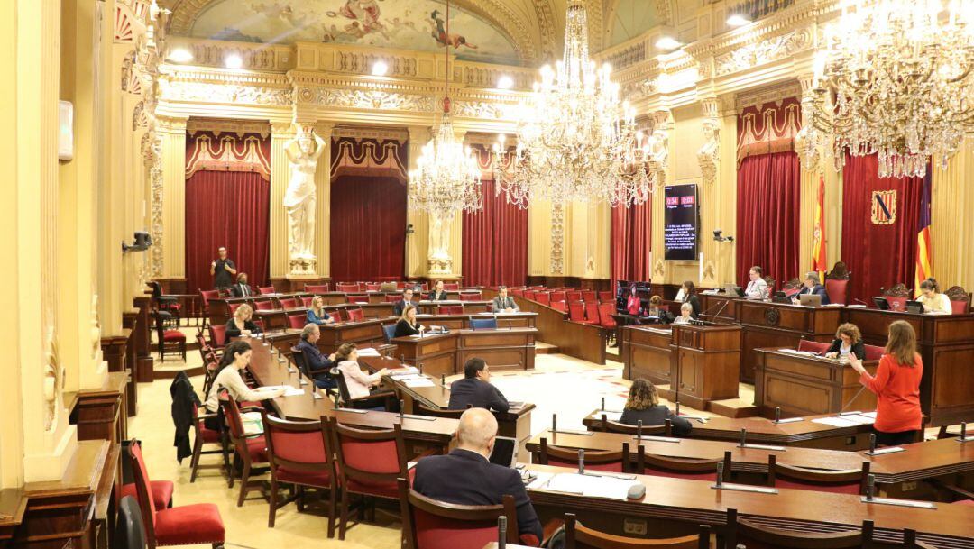 Imagen del pleno del Parlament de este martes