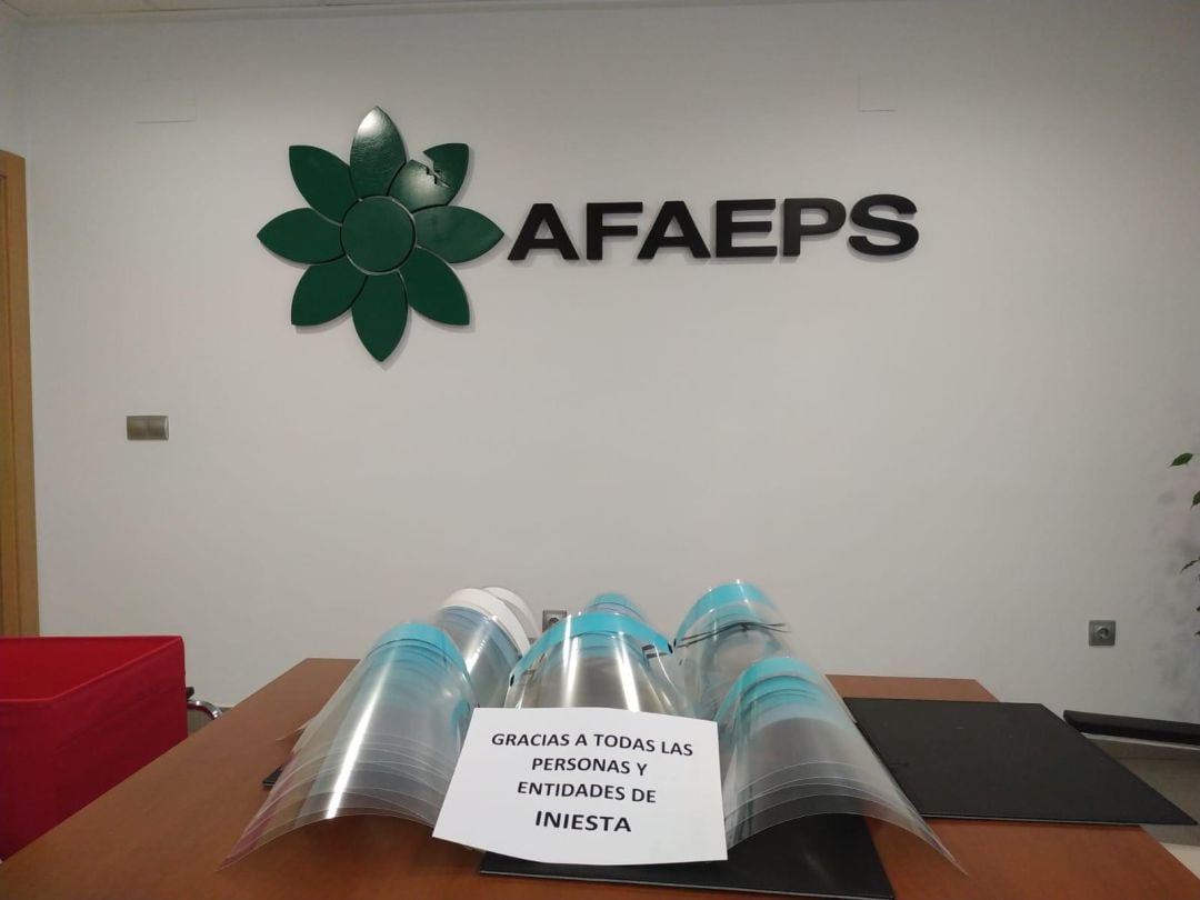 Pantallas donadas a AFAEPS