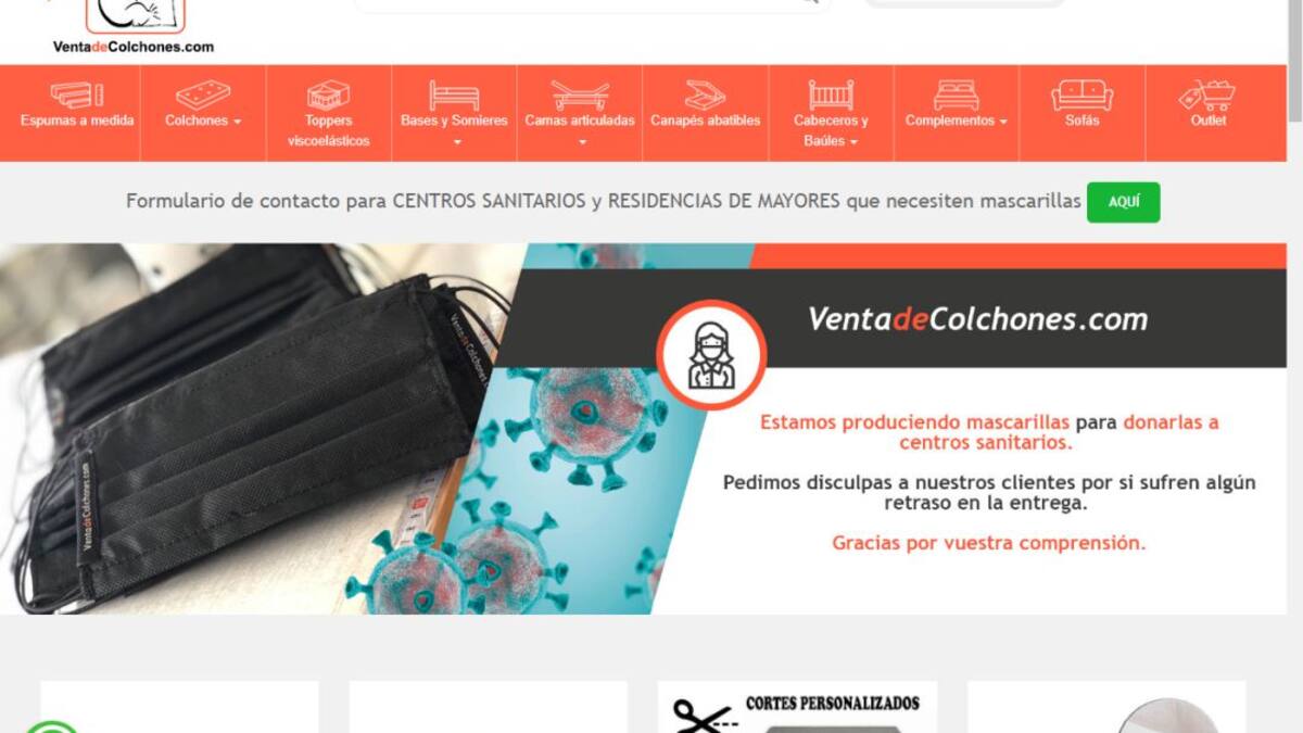 Una colchonería de Ciudad Real moviliza a cien costureras voluntarias para hacer cien mil mascarillas