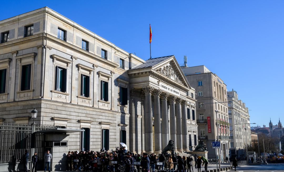 Panorámica del Congreso de los Diputados.