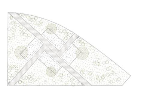 Proyecto del Jardín de las cenizas de Huesca