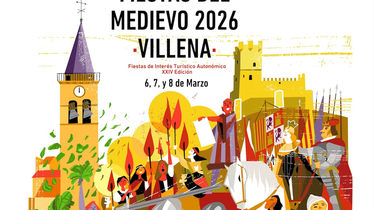 Jaume Gubianas, ganador del concurso del cartel de la XXIV edición de las fiestas del Medievo 2026