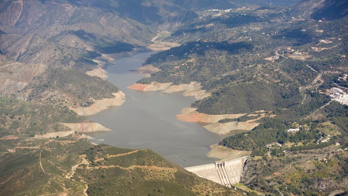 Las borrascas Emilia y Francis dejan en los embalses de Málaga más de 70 hectómetros cúbicos, el consumo de cuatro meses de la provincia