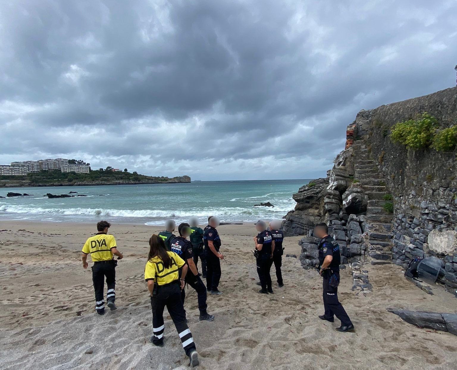 Guardia Civil y Policía Local participan en el rescate