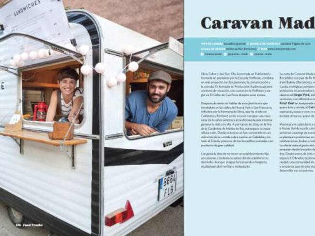 El libro incluye fichas de más de 50 'food trucks' españoles.